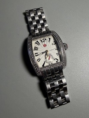 Michele Urban Mini Diamond Watch MW02A01A Stainless Steel - Not Working