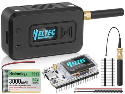 1 Set ESP32 LoRa V3 Module Board with 915 MHz Antenna + 3000mAh Battery + Pro...