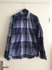 chemise homme H&M a carreaux bleue taille M