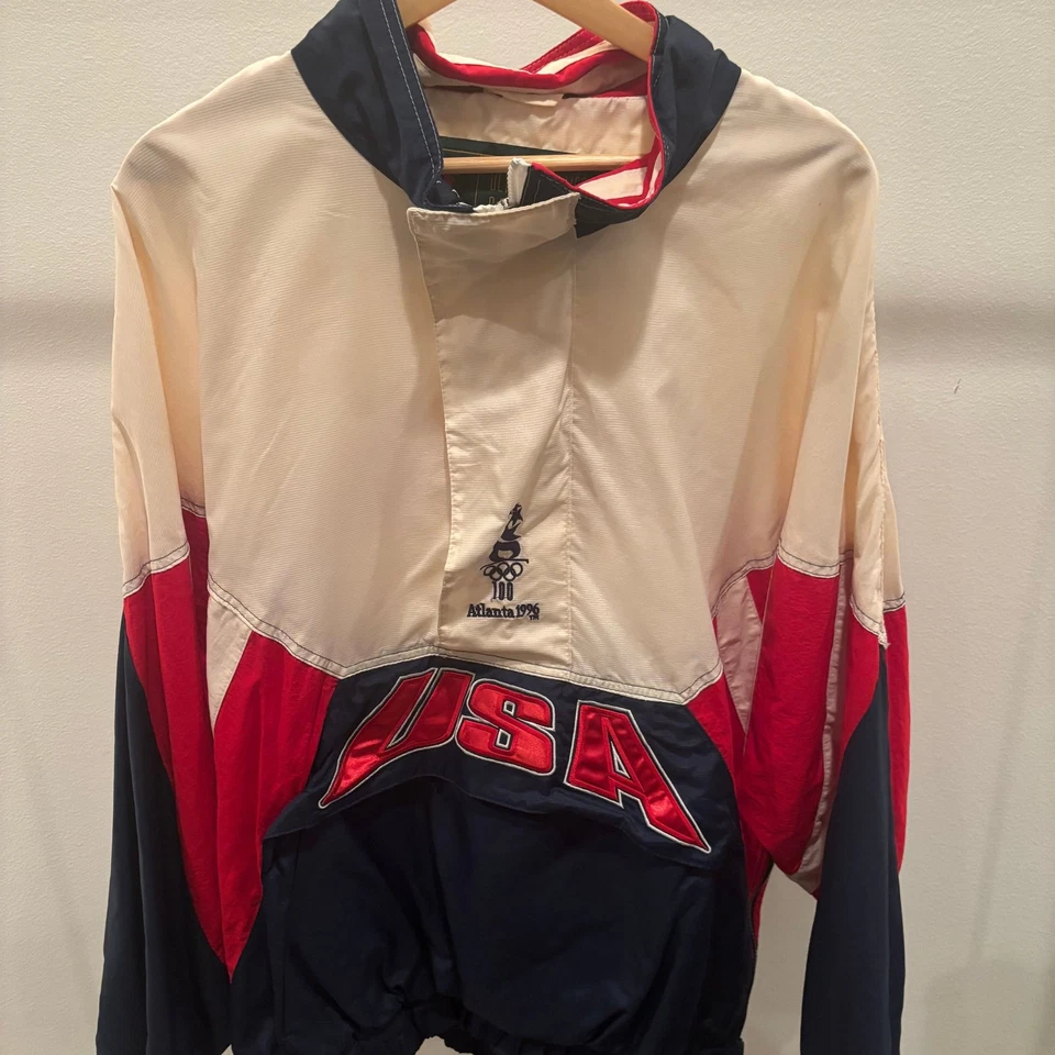 Vintage Starter 1996 Atlanta Olympics Pullover Windbreaker Jacket - Image 3 of 4