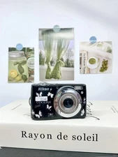 Nikon COOLPIX L22 CCD Retro Digital Camera Black 12MP 3.6x optical Zoom 3" LCD