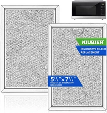 Microwave Filter Replacement 7.64" X 5.12" Fit for GE WB06X10309/ WB06X10359, 2