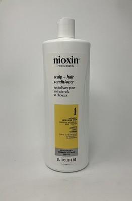Nioxin System 1 Scalp Therapy Conditioner, 33.8 oz, Packaging May Vary, No Seal
