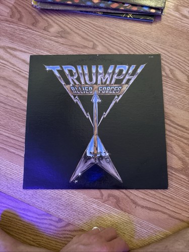 Triumph Allied Forces 1981 Vinyl LP Record