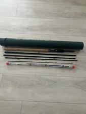 John Wilson 11ft 5pc Travel Rod Freshwater Green Cork Handle w/ Rod Tube