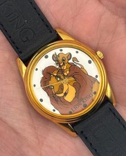1994 Vintage Timex Disney The Lion King Quartz Watch - Simba / Mufasa - WORKING 