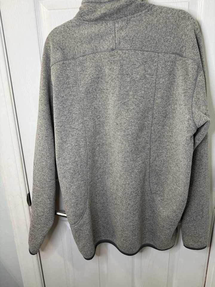 Suéter Pullover XL Para Hombre Cuarto Cremallera Dorado Marca Bordado Notre Dame Foto 2 de 4