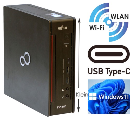 Mini PC Q956 Intel CPU 8GB DDR4 128GB SSD WITH 2 Gigabit Lan + WLAN Windows 11 - Picture 1 of 8
