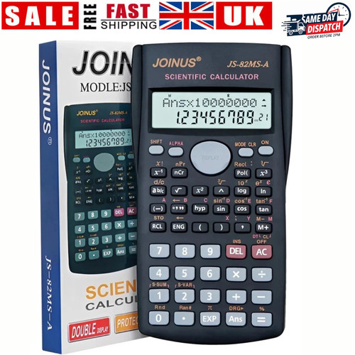 SCIENTIFIC CALCULATOR ELECTRONIC OFFICE 12 DIGITS SCHOOL EXAMS GCSE WITH UK