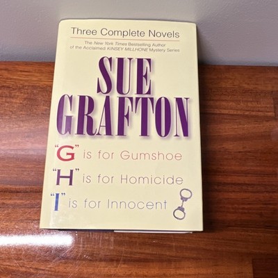 Sue Grafton Three Complete Novels Hardcover Wings Books Mystery 2002 Kinsey Mil 