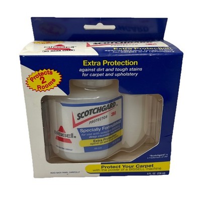 New Sealed Scotch Guard Extra Protection Formula 8 fl oz. Bissell Carpet Clean