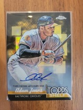2014 Topps Chrome Adam Jones Auto Parallel /25 - #TS-AJ