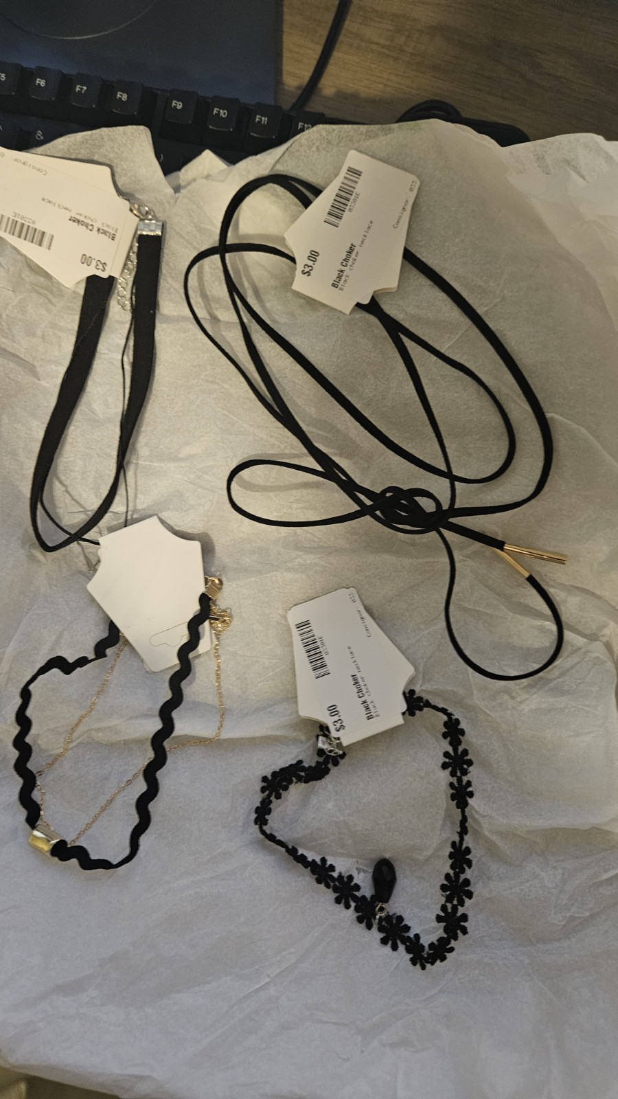 Black Chocker Variety Pack Set Of 4