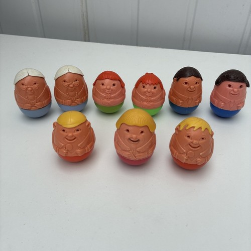x9 ORIGINAL VINTAGE AIRFIX WEEBLES 1970s - People