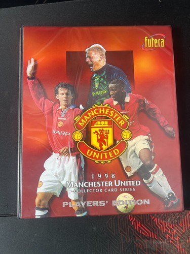 Futera Players Edition 1998 Manchester United Complete Binder Set #35/500 Rare