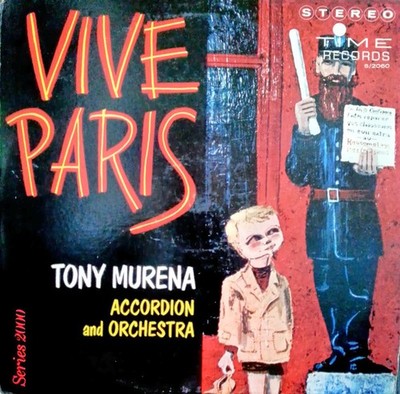 Tony Murena Et Son Orchestre, Vive Paris, (LP, Album), VG+, 3782418956