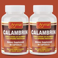 Arymar Calambrin 90 Caps–Vitamins & Minerals for Active Muscle Wellness (2-Pack)