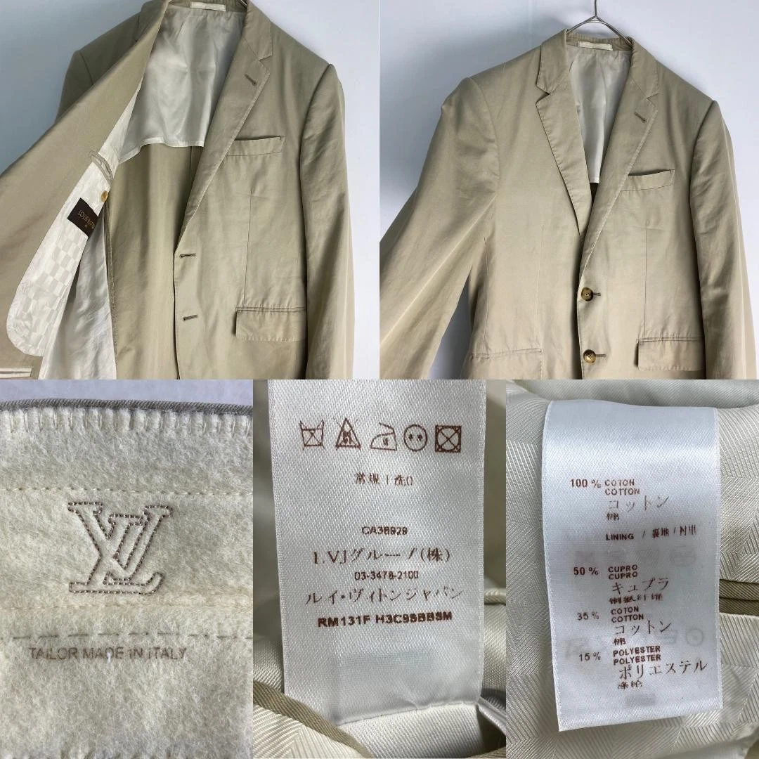 LOUIS VUITTON（LV） w3293 Tuta Louis Vuitton Motivo Damier Set Up Cotone 2 Bottoni 