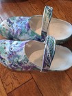 Crocs Classic Sandals size 13. Marbled purple-green-white. Clogs Comfort Shoe — photo 5