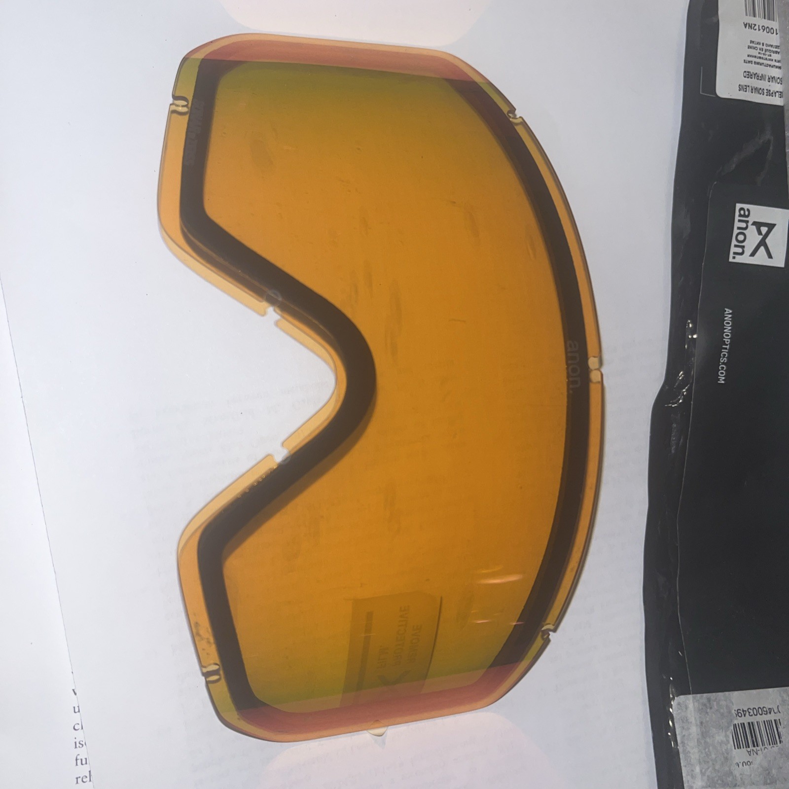 Anon Snowboard Ski Authentic Replacement Lens For Relapse Goggles Sonar Infrared