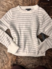Tahari sweater with classic stripes