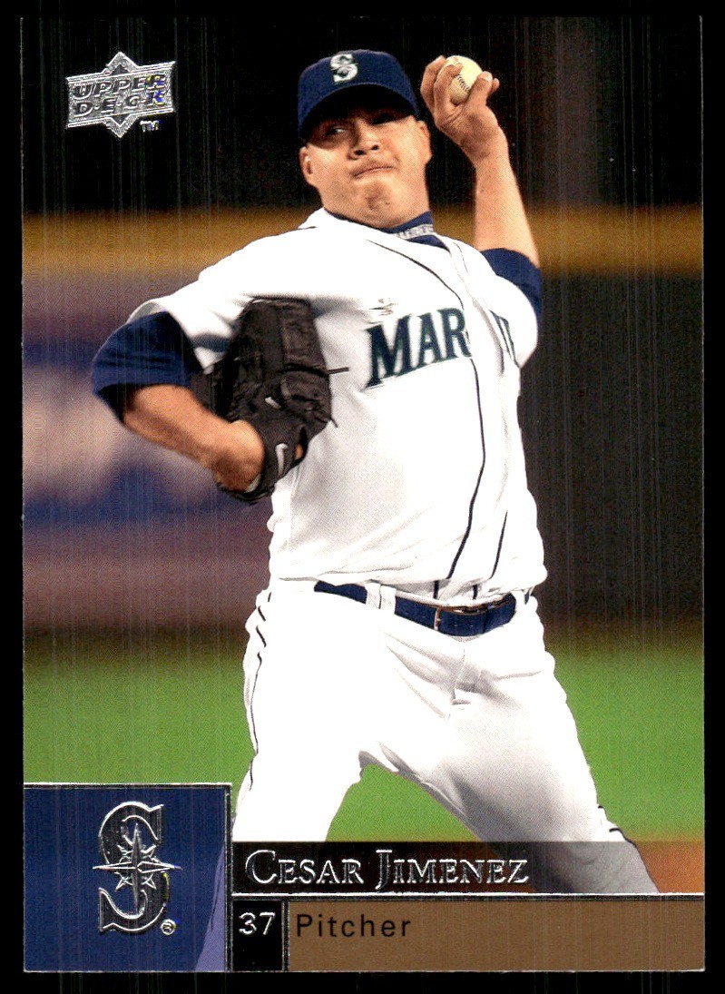 Cesar Jimenez 2009 Upper Deck #857 Mariners FREE SHIPPING StackedPacks