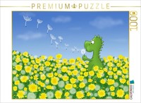 Calvendo Puzzle Dragon With A Dandelion | 1000 Pieces, Finished Size 25.2 × 18.9