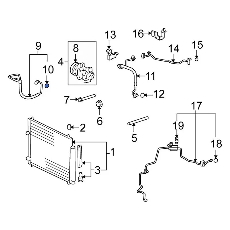 For Scion FR-S 2014-2016 Scion 9006908011 A/C Line O-Ring Foto 2 de 4