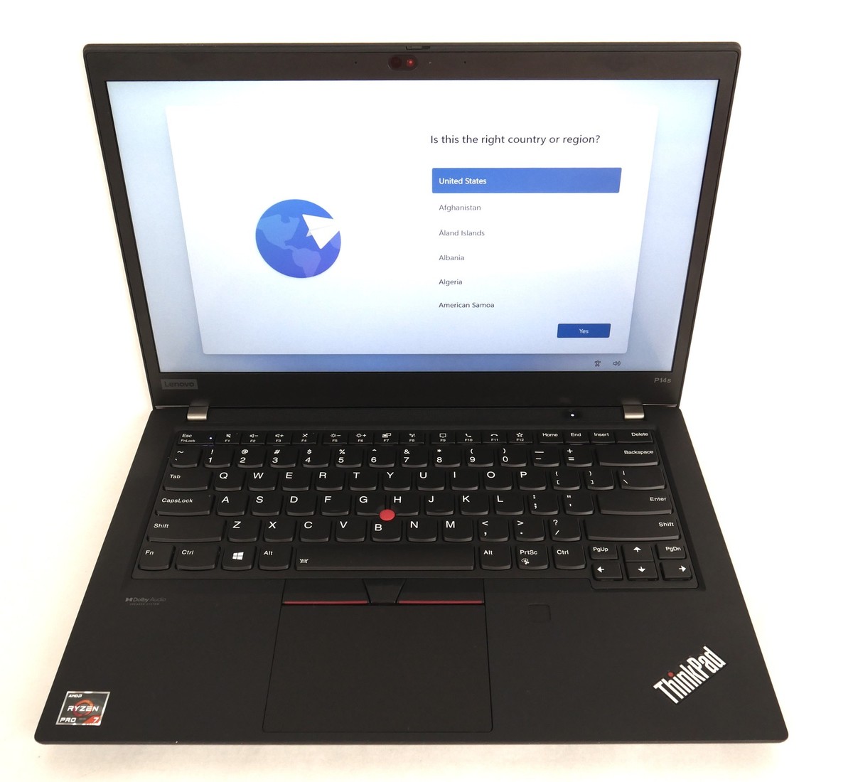 Lenovo ThinkPad P14s Gen 2a Ryzen 7 Pro 5850U 1.90GHz 256GB NVMe