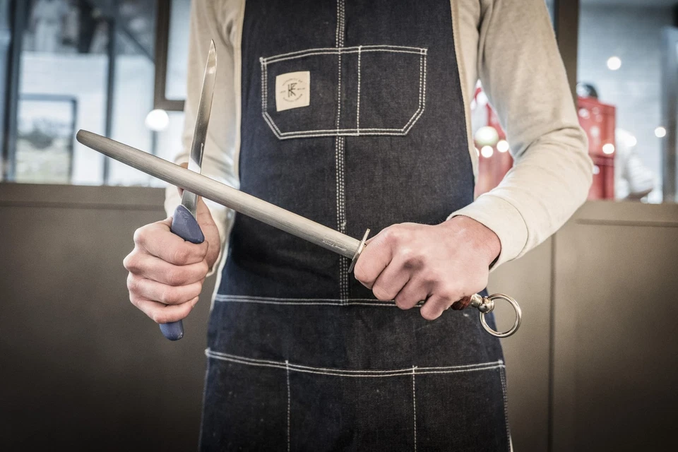 F. DICK Wetzstahl DICKORON Classic 30 cm Klingenlänge Saphierzug 65°HRC Oberf... - Bild 2 von 4