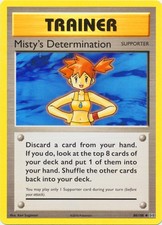Misty's Determination - 80/108 - Uncommon (Mp) XY Evolutions - Trainer - Support on eBay