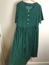 Teale Green Turquoise Polka Dot Dress size L Shein