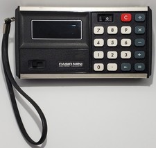 RARE Vintage Casio Mini Electronic Calculator CM-602 From Japan - Working 