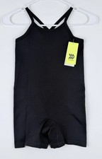 NEW GIRLS ALL IN MOTION BIKE LEOTARD DANCE GYMNASTICS BODYSUIT SIZE S 6-7
