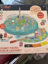 Brand New Battat Education Magnetic Alphabet Fishing Set Educational Board Game