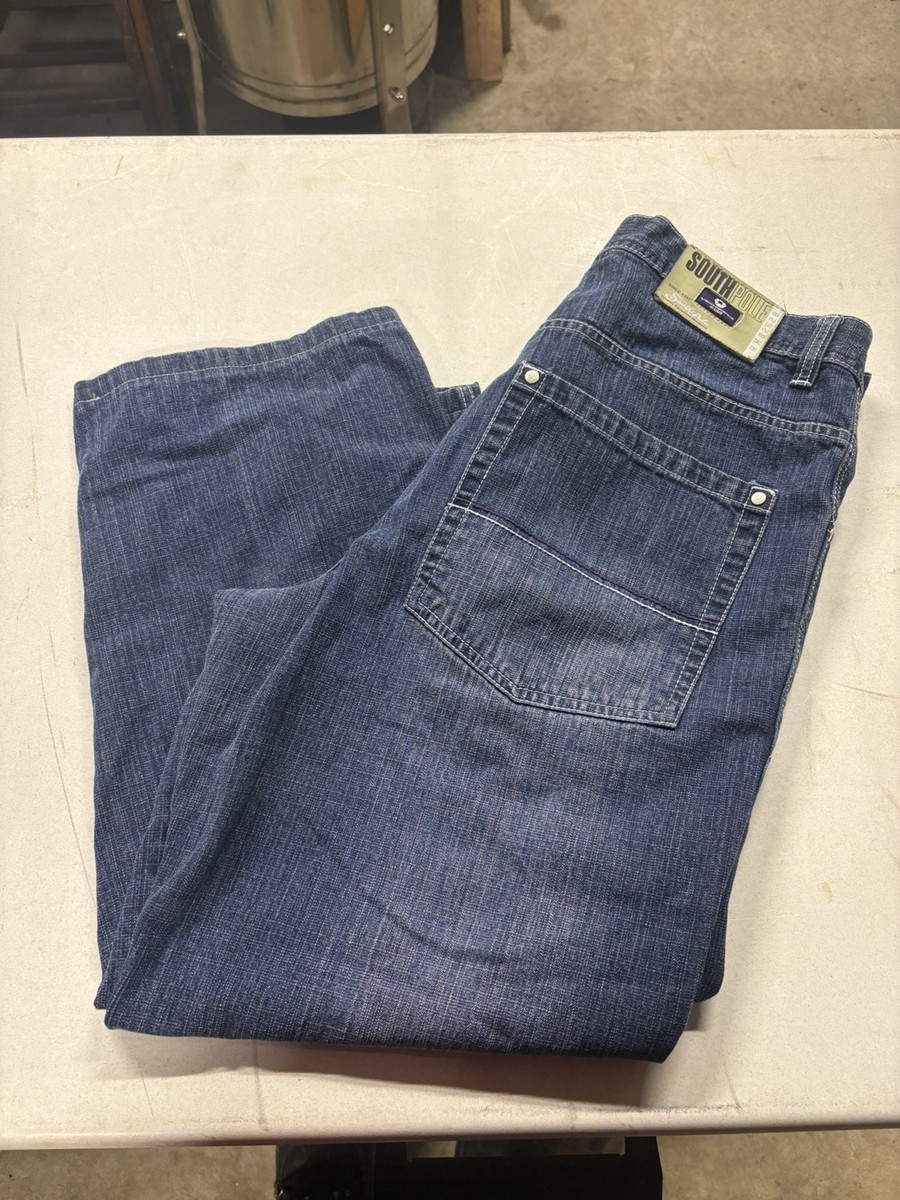 Vintage RARE PURPLE TAB WASH Southpole Y2K Baggy Faded Jeans