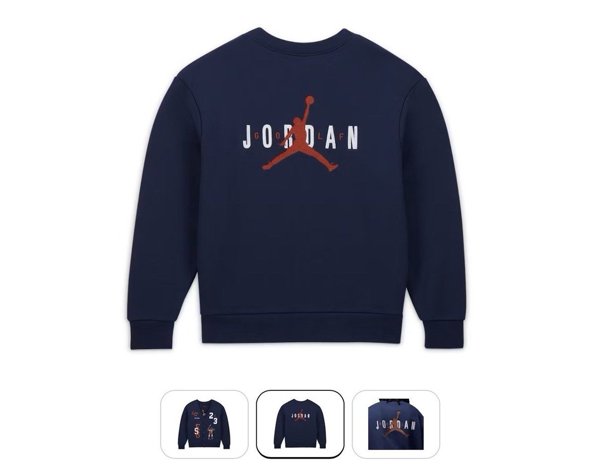 最終値下　送料込みJordan x Eastside GolfカーディガンXXL Size 2XL - Jordan x Eastside Golf Navy Cardigan Jacket Men's