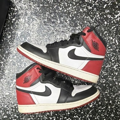 Nike GS Air Jordan 1 High OG 23㎝ Nike Air Jordan 1 Retro High OG GS Black White Varsity Red 7Y