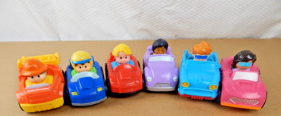 Fisher Price Little People Wheelies dump Truck  Sports Cars Vehicles Lot 6