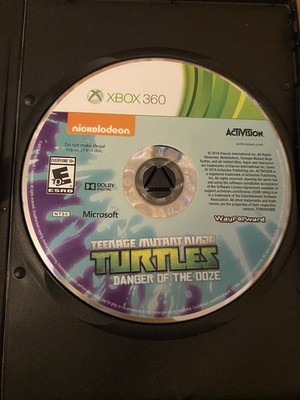 Teenage Mutant Ninja Turtles: Danger of the Ooze (Xbox 360) Disc Only Quick Ship