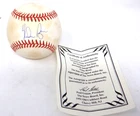 Nolan Ryan Signed Auto Autograph Baseball OAL Score Board With Holder and COA