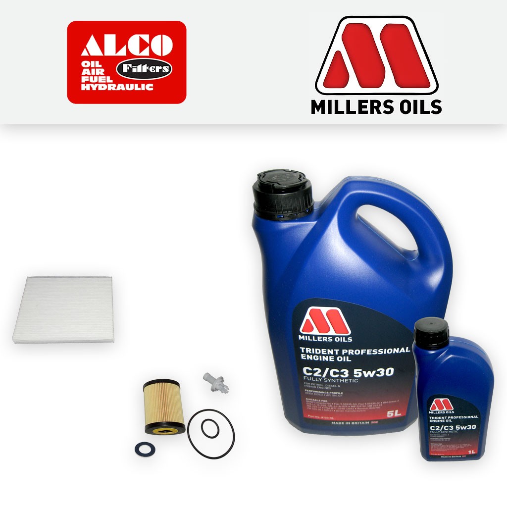 SERVICE KIT for TOYOTA AVENSIS 2.0 2.2 D-4D 1AD 2AD OIL CABIN FILTERS +OIL 05-08
