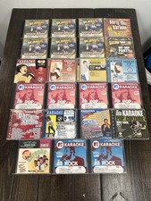Lot of 23 Karaoke CD G CD's Teen Hits, Party Hits, Rock, Hip Hop EUC