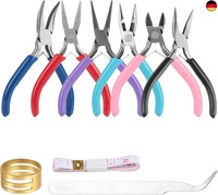 6 StüCk Schmuckzangen Set, Zangenset, Schmuck Rundzange FüR Schmuckherstellung W