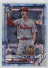 2021 Bowman Sapphire Chrome Prospects Aqua Refractor /99 Casey Martin h9z
