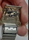 OLD PAWN NAVAJO STIRLING SILVER TURQUOISE WATCH VTG NATIVE AMERICAN, heavy men's — photo 7