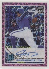 2019 Panini Donruss Optic Pink Velocity Prizm Jonathan Davis #RRS-JD Auto 0bz