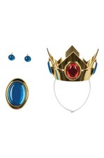 Brand New Princess Peach Crown Jewels Accessory Set Chrome 