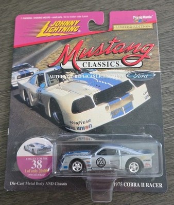 1997 Johnny Lightning Mustang Classics 1975 COBRA II RACER #38 | eBay