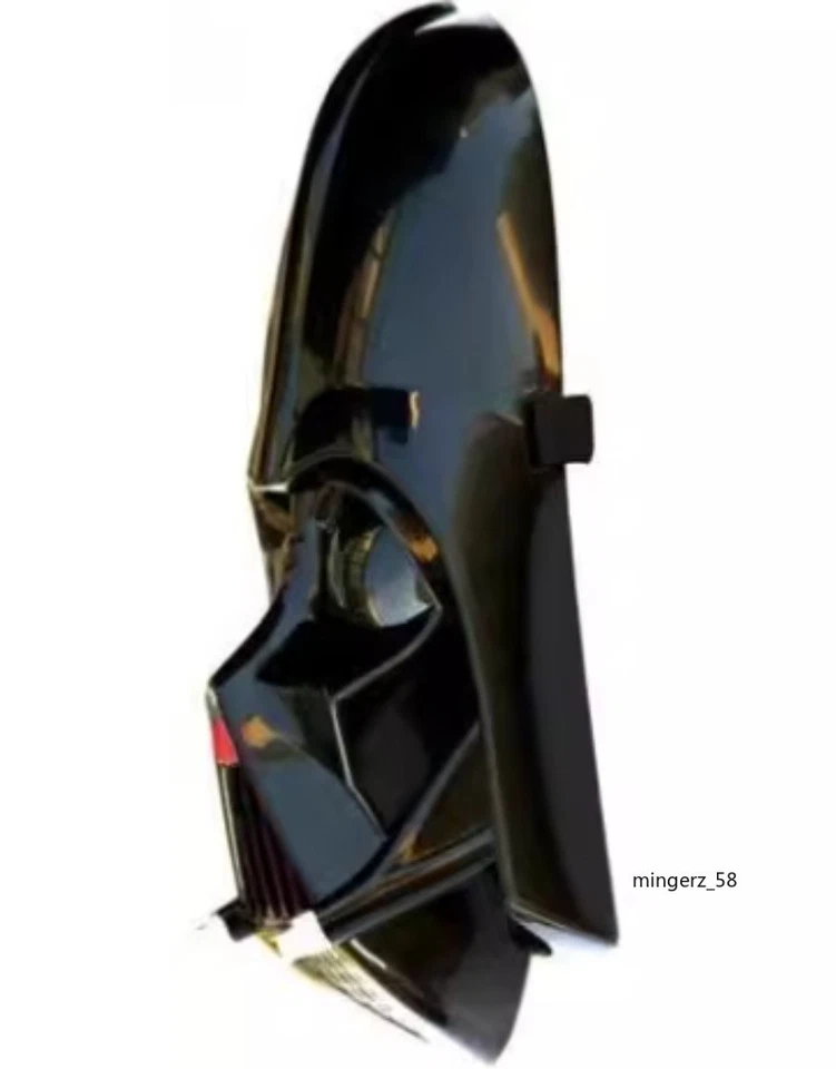 Star Wars Darth Vader Plastic Face Costume Mask for Halloween Events Cosplay - Image 2 of 4